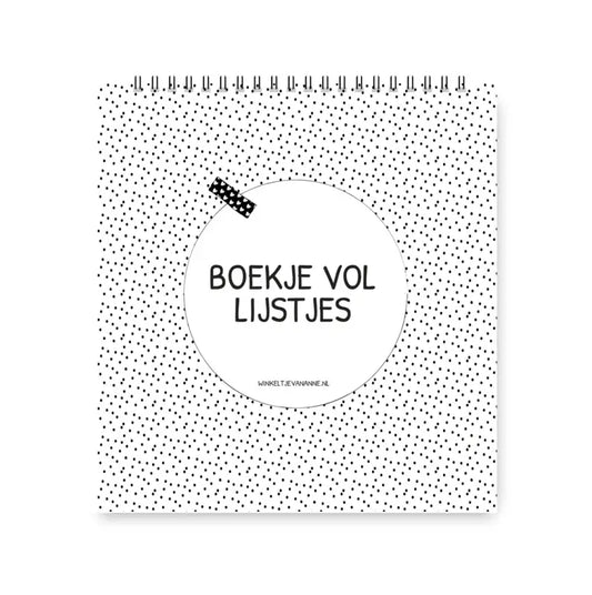 Winkeltje van Anne: To do boekje | Boekje vol lijstjes