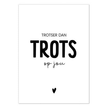 Liefz: Kaart  a6 | Trotser dan trots op jou