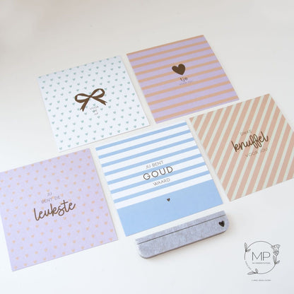 My paperstation:  Complimentjes voor de juf