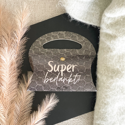 The big gifts: Snoep Tasje – Super Bedankt