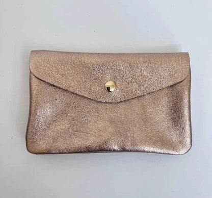 Wauw: Blush portemonnee groot - metallic licht bronze