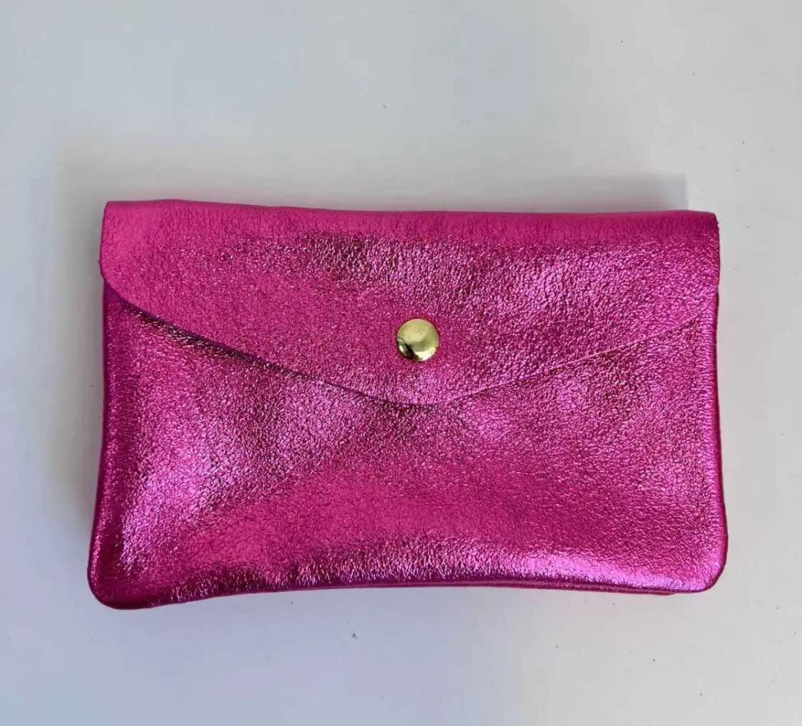 Wauw: Blush portemonnee groot - metallic roze
