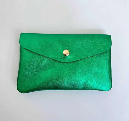 Wauw: Blush portemonnee groot - metallic groen
