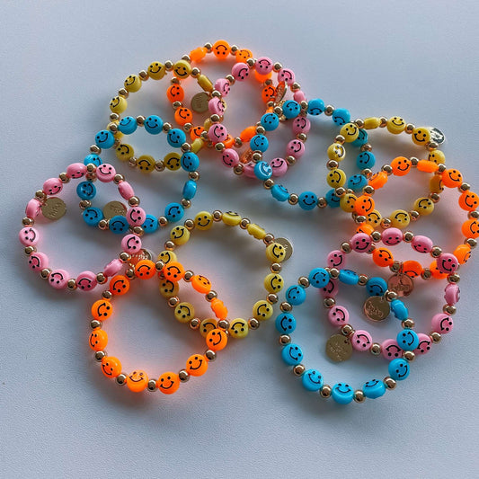 Biba: Armbandje smiley's