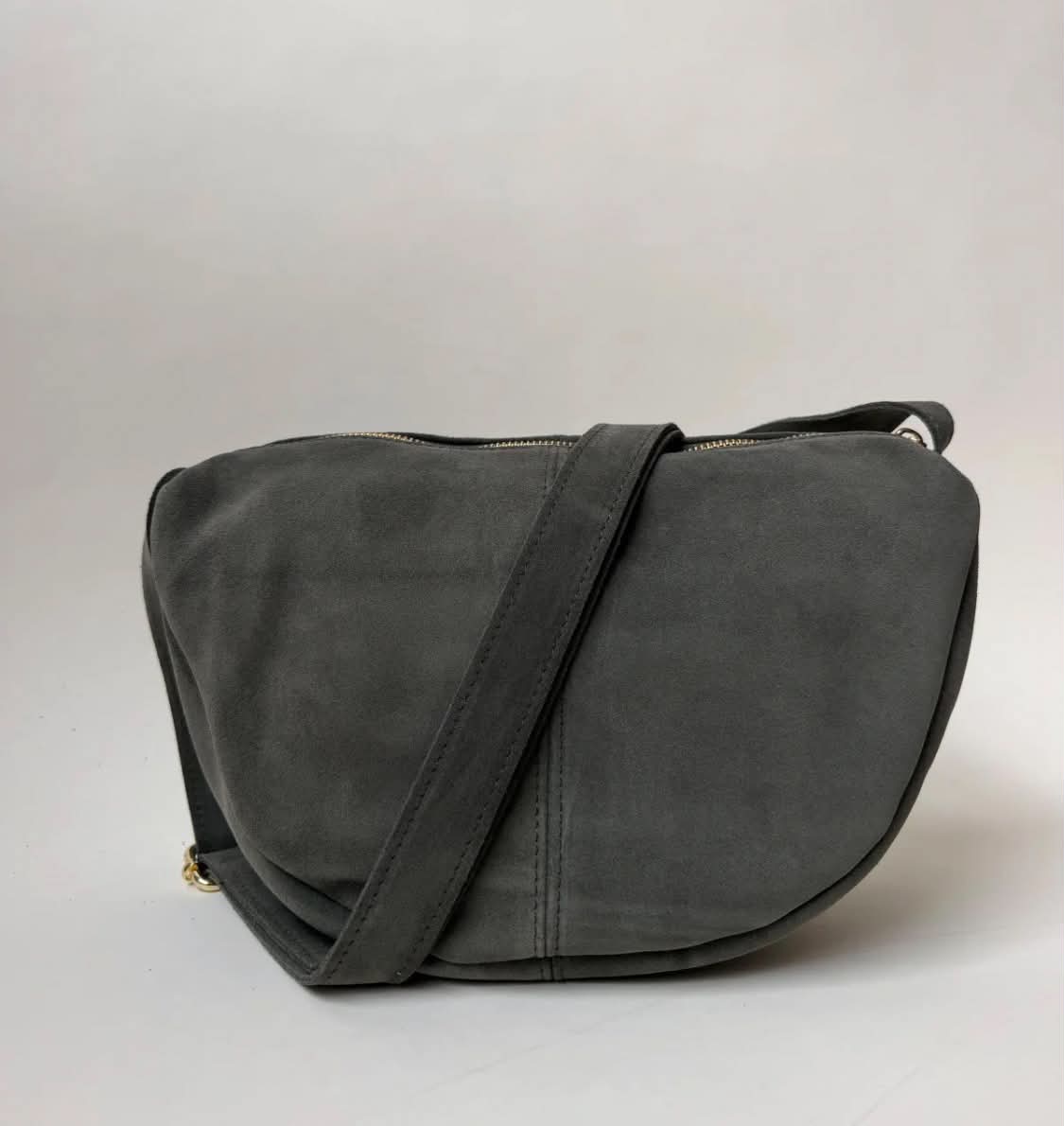 Novi bag suede | legergroen