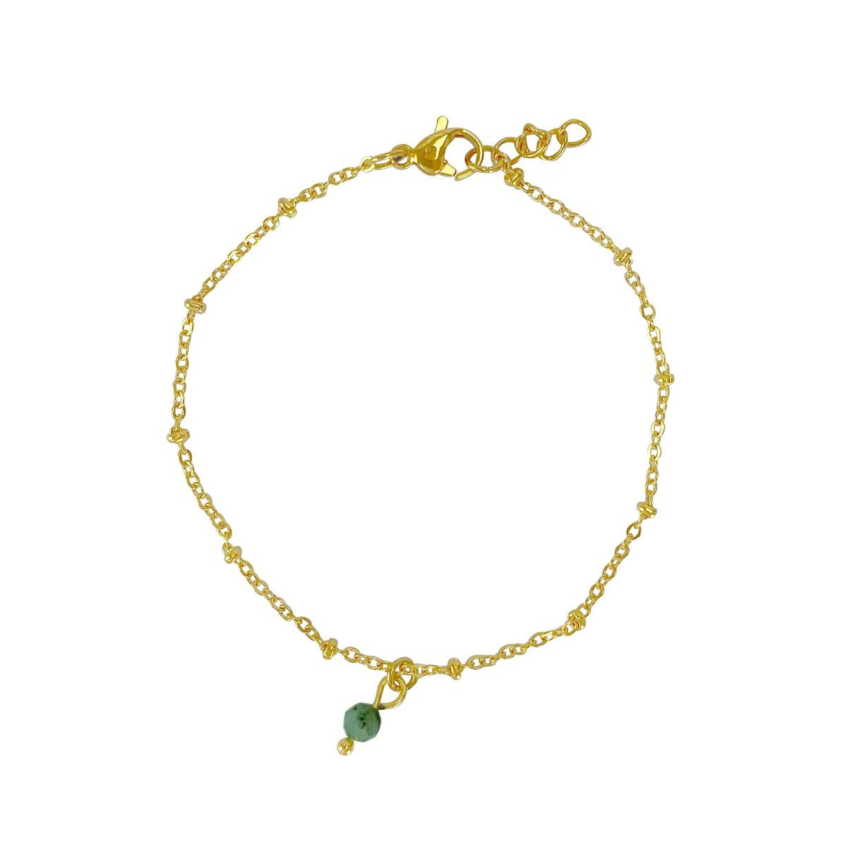 Gouden geboortesteen armband • een persoonlijk cadeau met betekenis