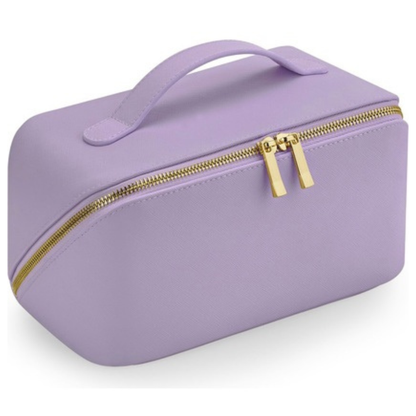 Superhandige make-up tas met schuine rits