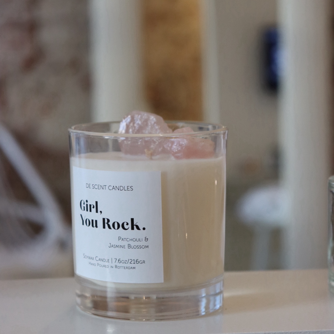 De Scent: Geurkaars - Girl, you rock