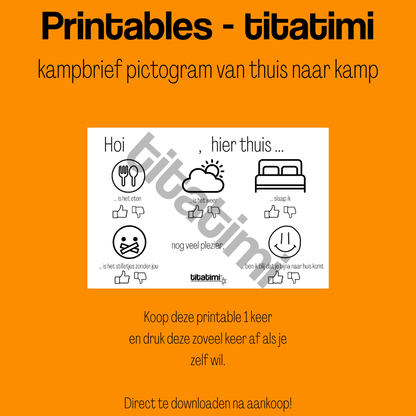 titatimi - printable - bundel kamppost