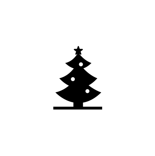 Uithout gesneden: Kerstboom klein