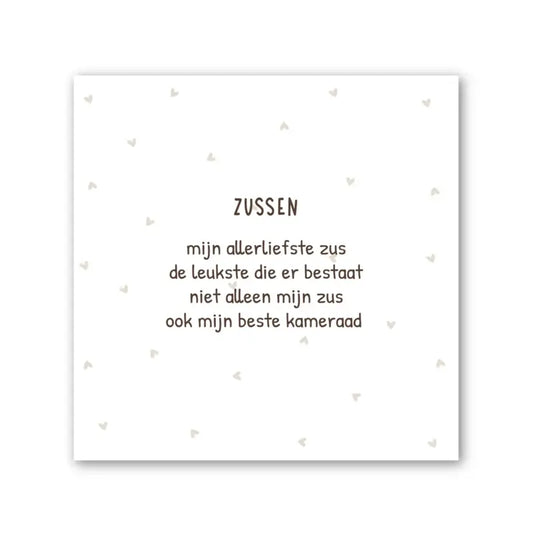 Winkeltje van Anne: Tegeltje op Forex | In geschenkverpakking | Zussen