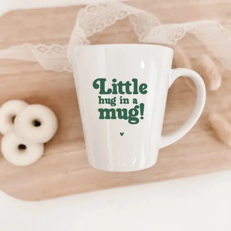 Winkeltje van Anne: Mok | Hug in a mug | Mosgroen