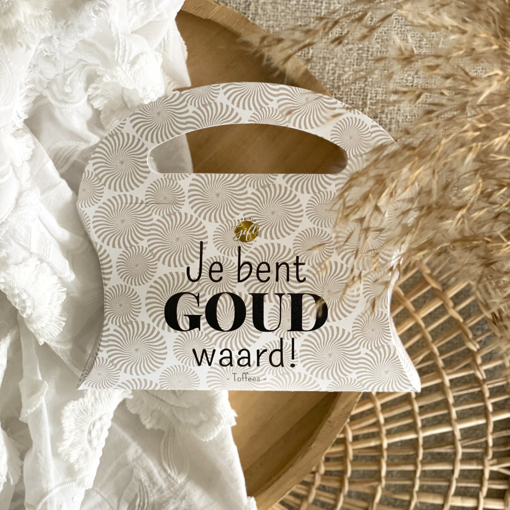 The big gifts: Snoep Tasje – Goud Waard