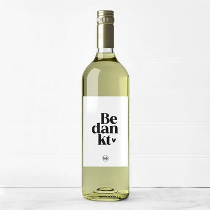 Liefz: Fles etiket | Bedankt