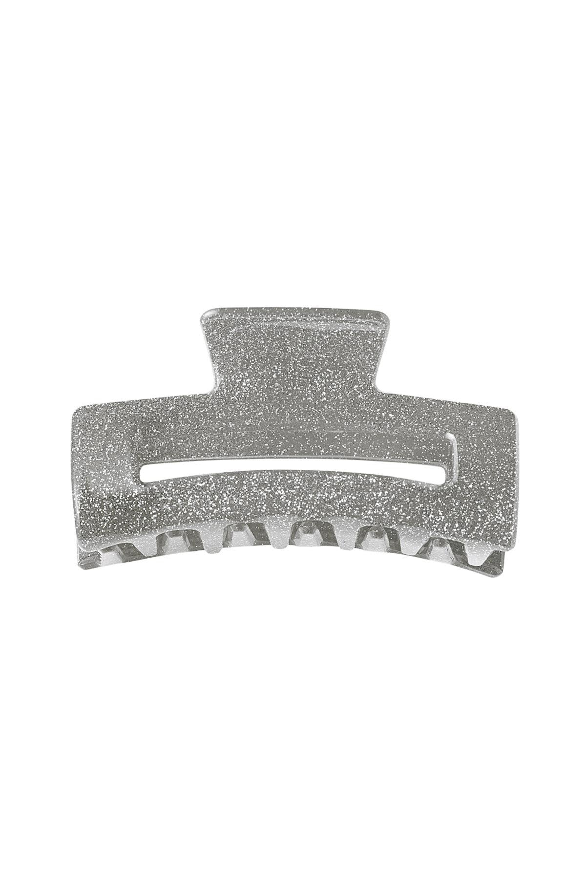 Yehwang: Haarclip glitter -  zilver