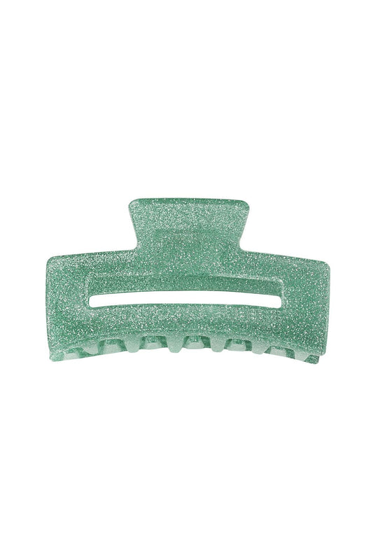 Yehwang: Haarclip glitter -  munt