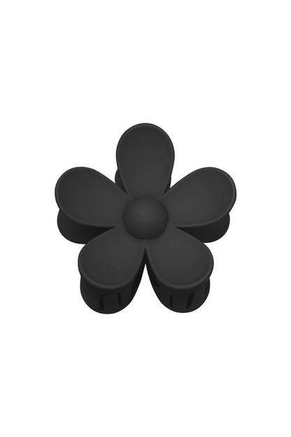 Yehwang: haarclip bloem - zwart
