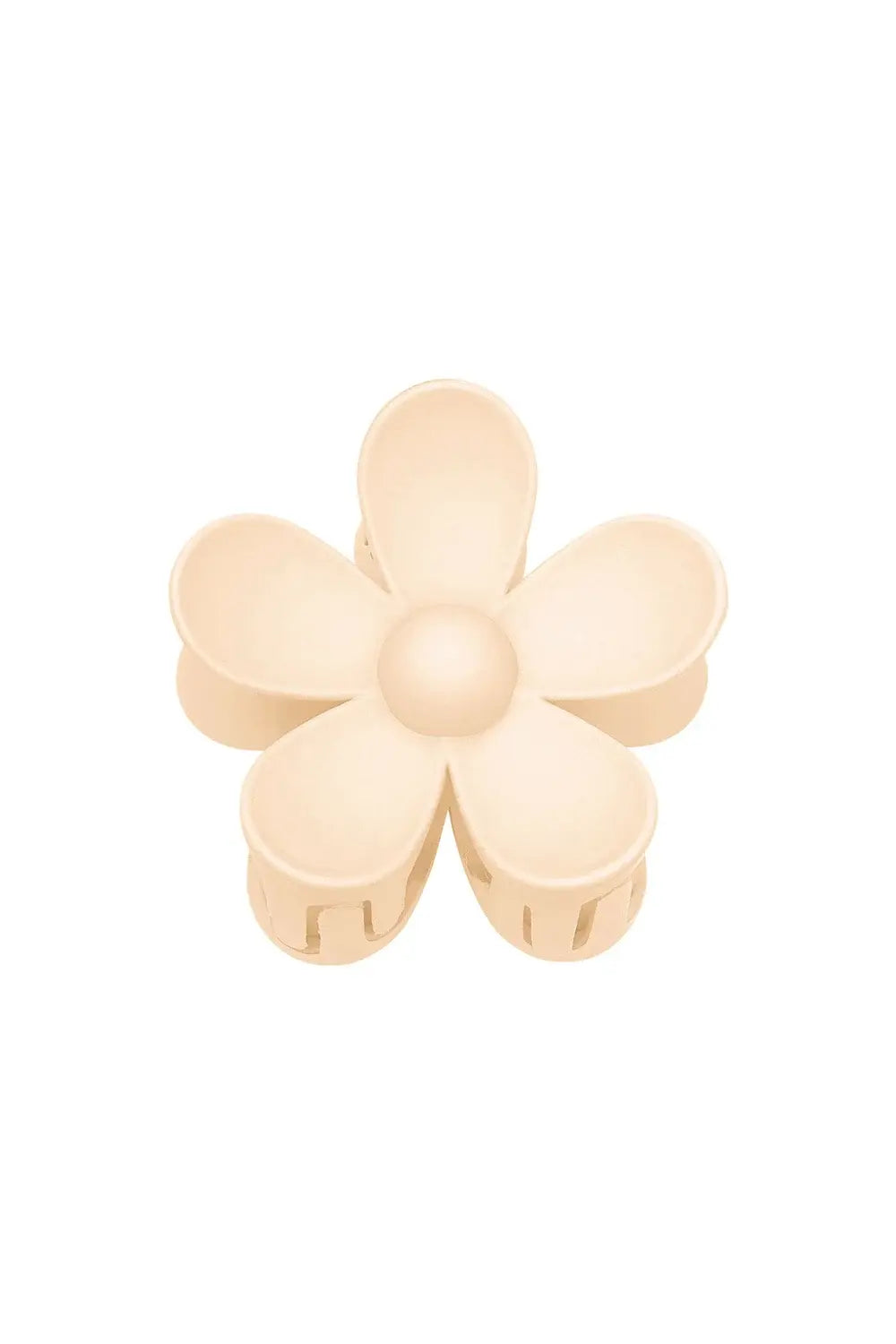 Yehwang: haarclip bloem - beige