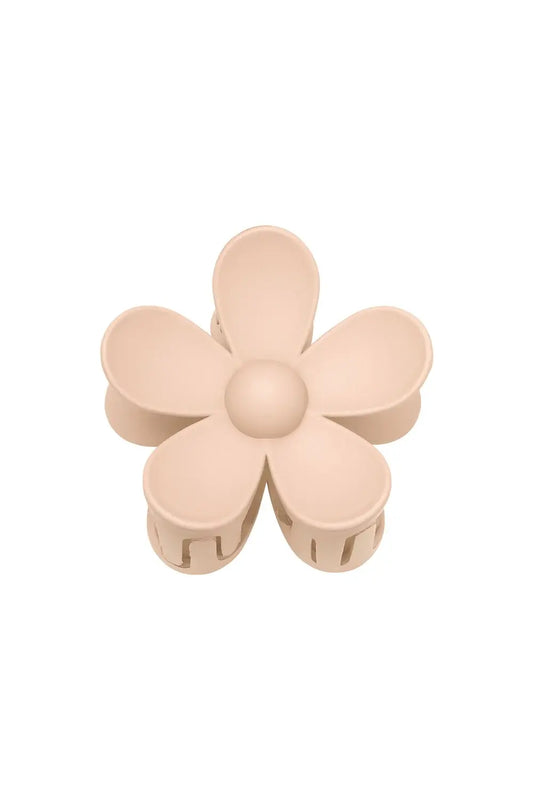 Yehwang: haarclip bloem - poederroze