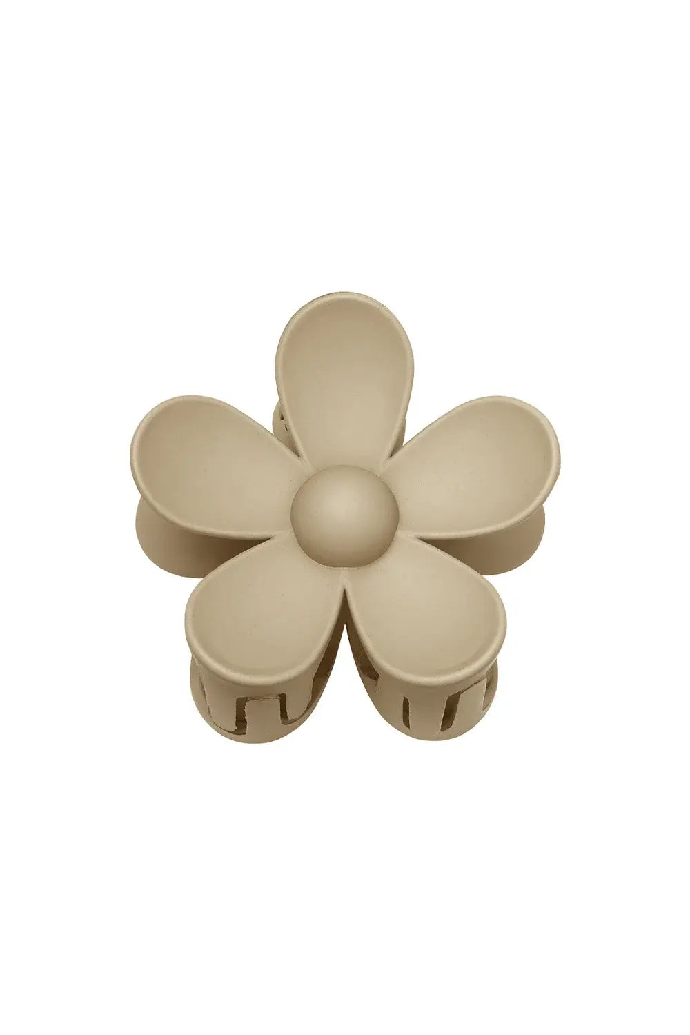 Yehwang: haarclip bloem - camel