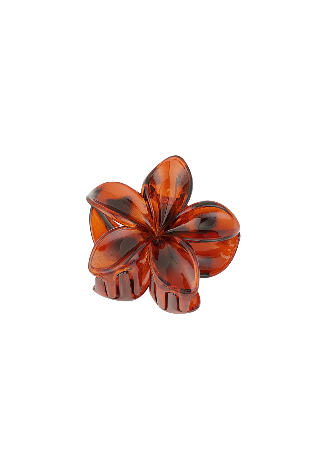 Yehwang: Hawaiiaanse bloemen haarclip - rood