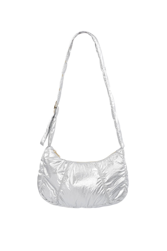 Yehwang: Metallic Muse tas - Zilver Kleur