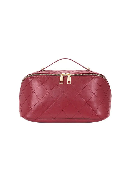 Yehwang: toilettas schuine rits - bordeaux