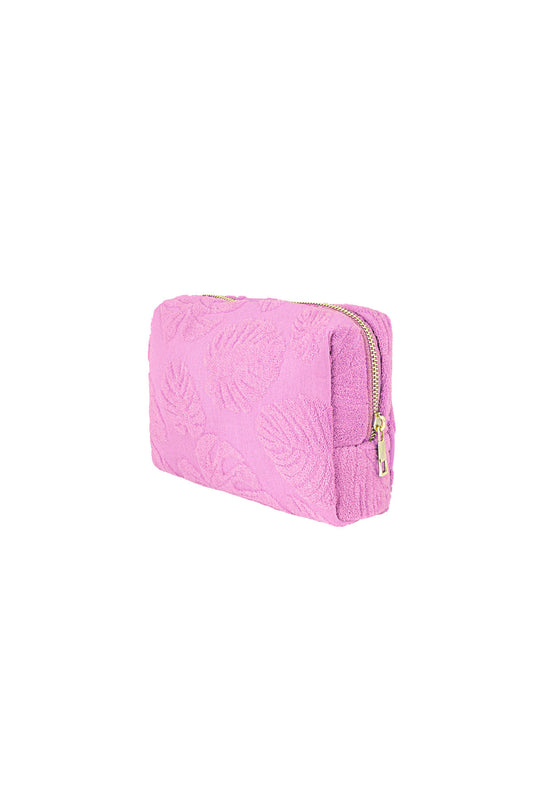 Yehwang: make-up tas bladeren - lila