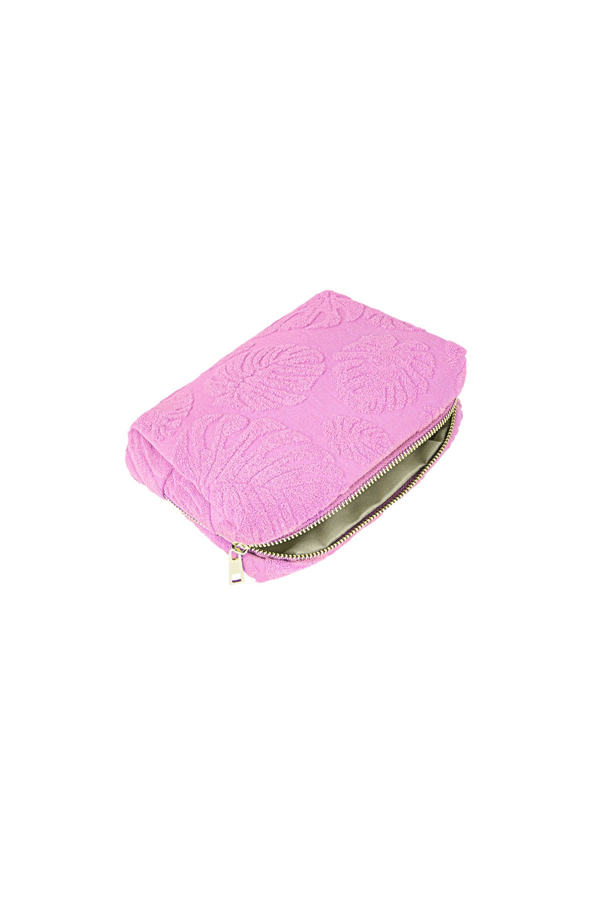 Yehwang: make-up tas bladeren - lila