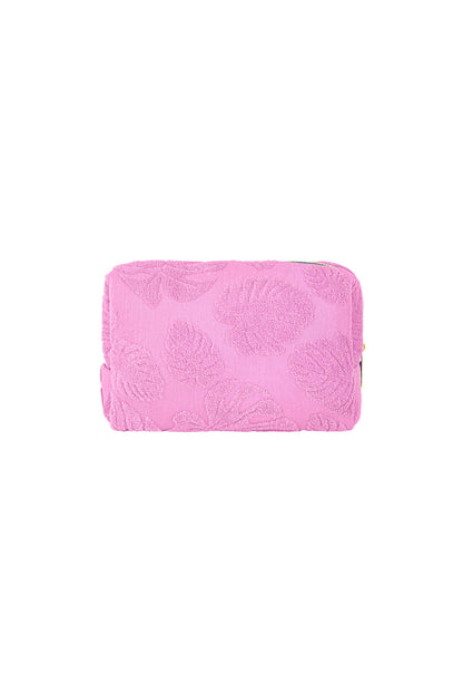 Yehwang: make-up tas bladeren - lila