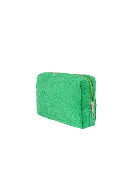 Yehwang: make-up tas bladeren - groen