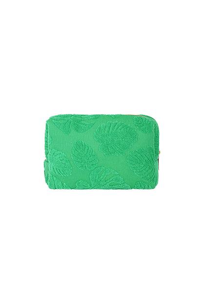 Yehwang: make-up tas bladeren - groen