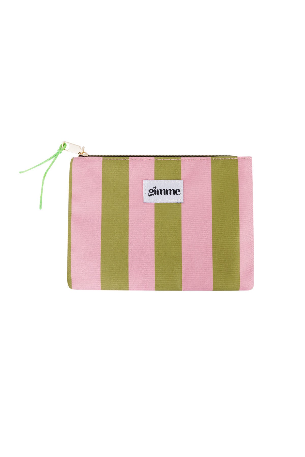 Yehwang: ritstas strepen - groen en roze
