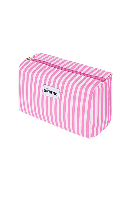 Yehwang: toilettas - fijne strepen roze