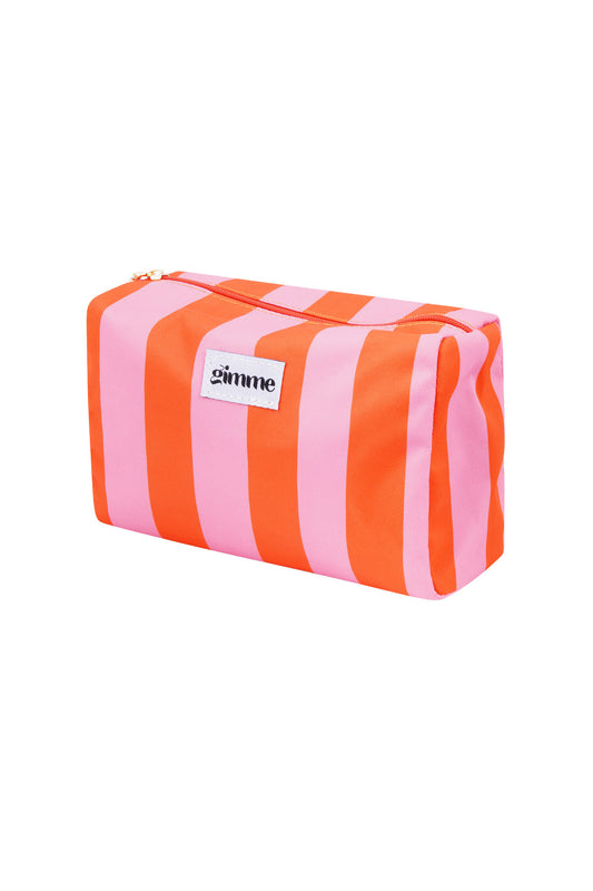 Yehwang: toilettas - strepen oranje en roze