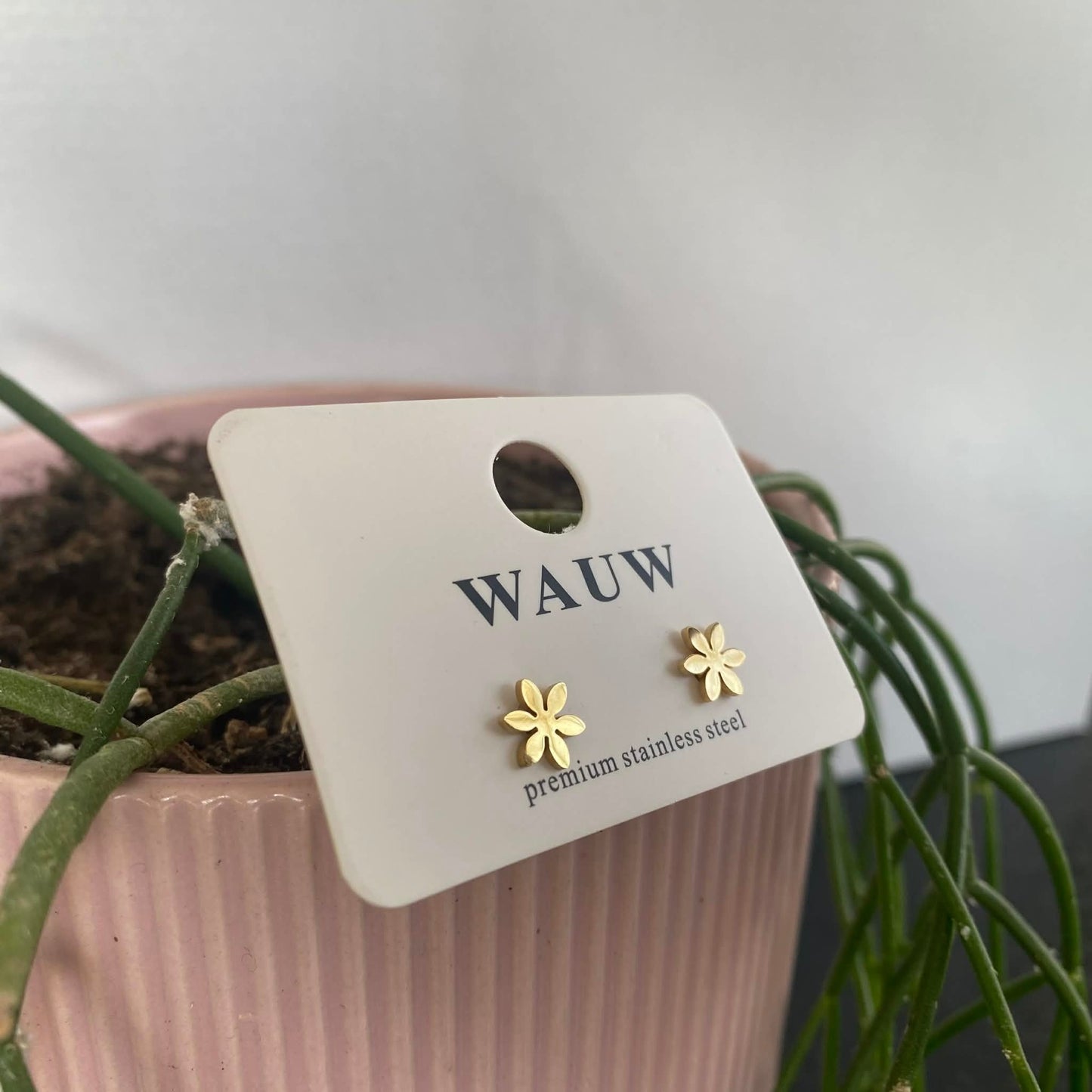Wauw: oorbellen - bloemetjes