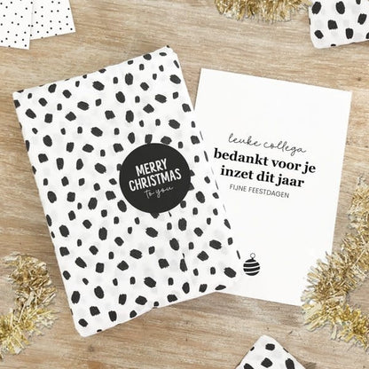 Liefz: Kerstkaart | Leuke collega bedankt voor je inzet