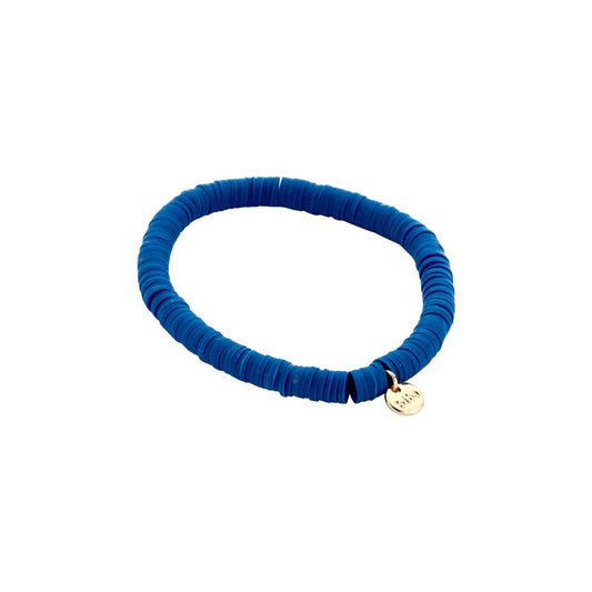 Biba: armbandje clay - blauw