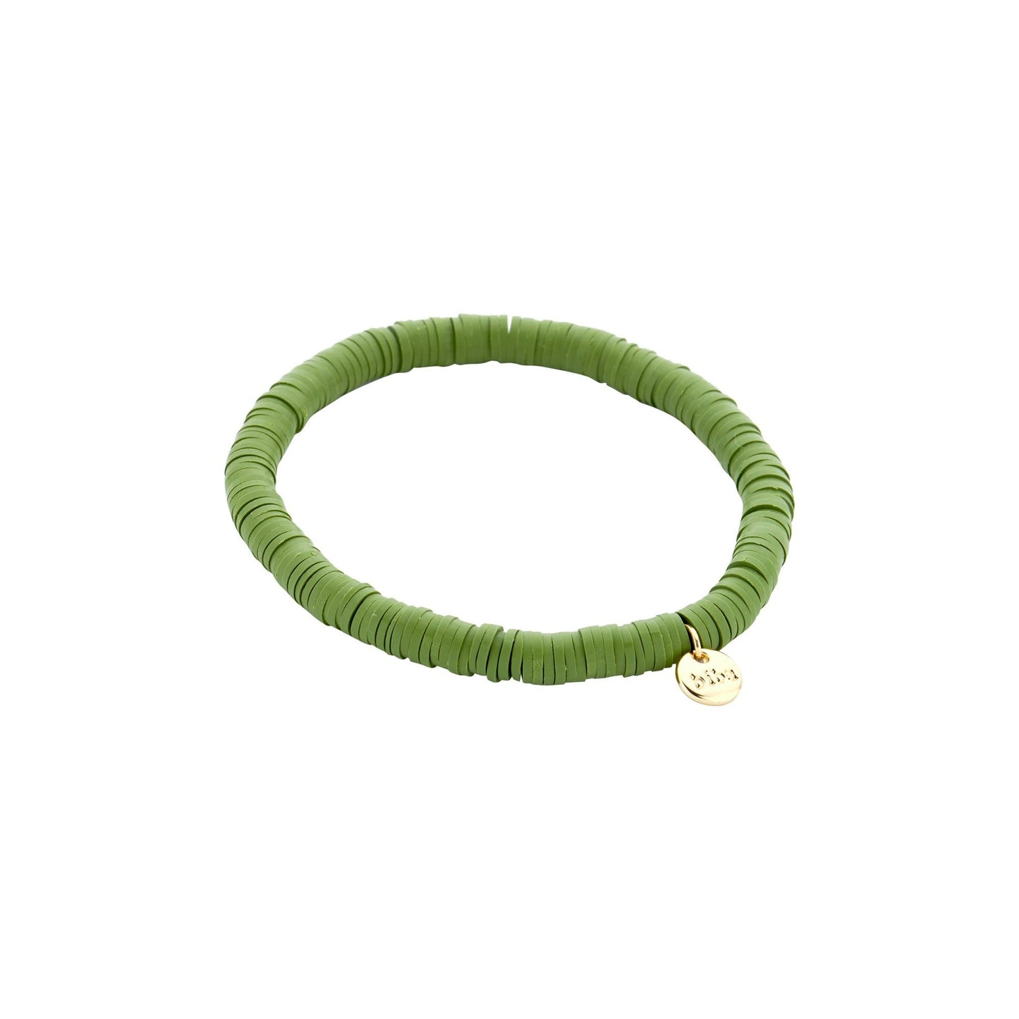 Biba: armbandje clay - kaki