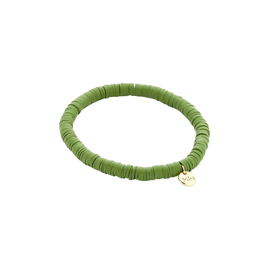 Biba: armbandje clay - kaki