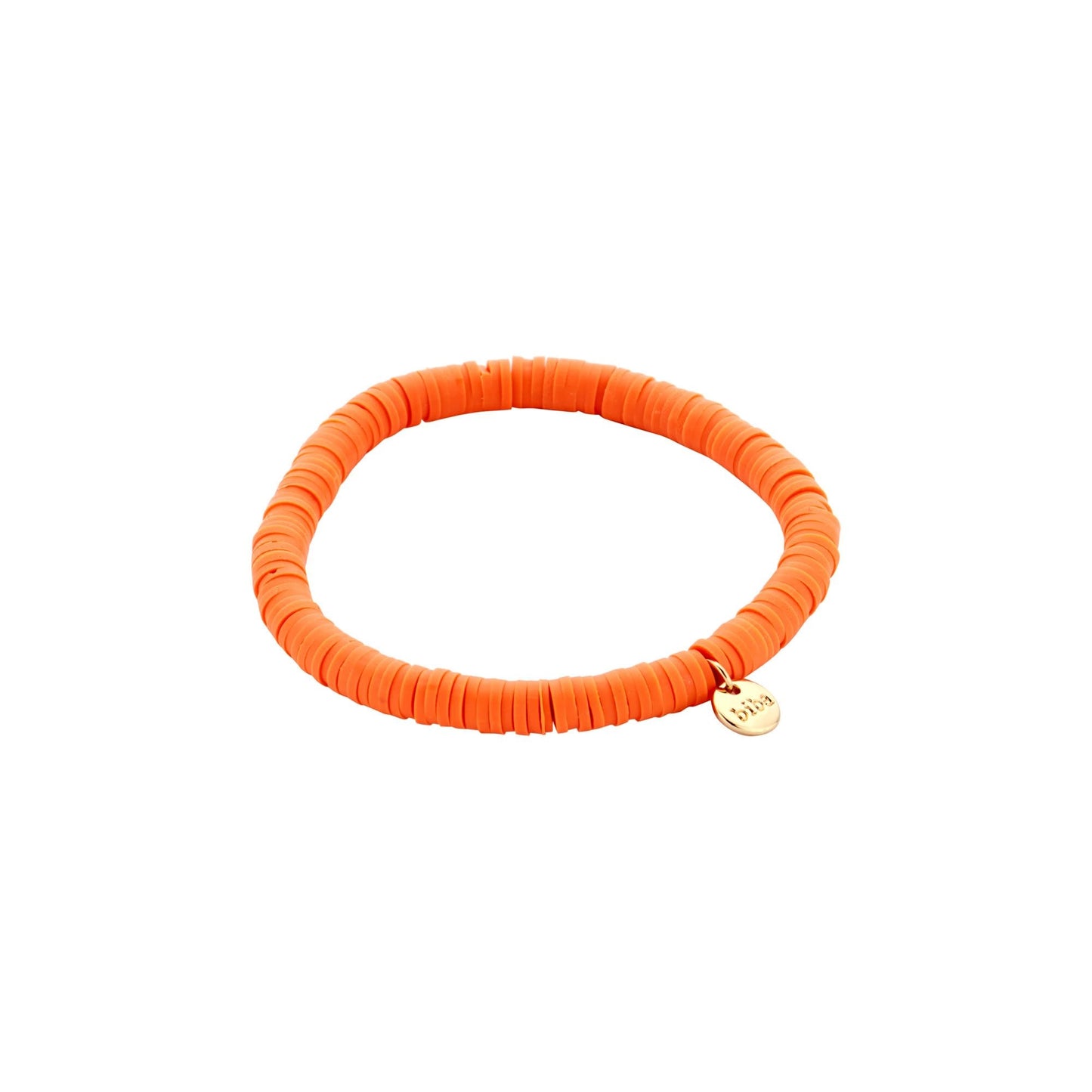 Biba: armbandje clay - oranje