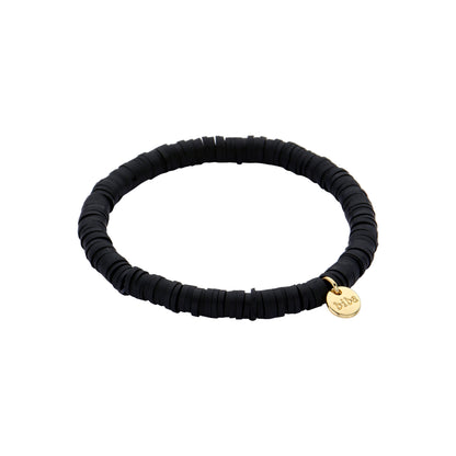 Biba: armbandje klei - zwart