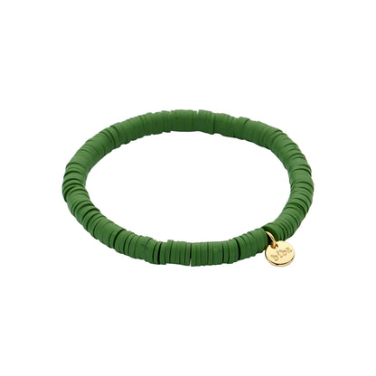 Biba: armbandje klei - groen