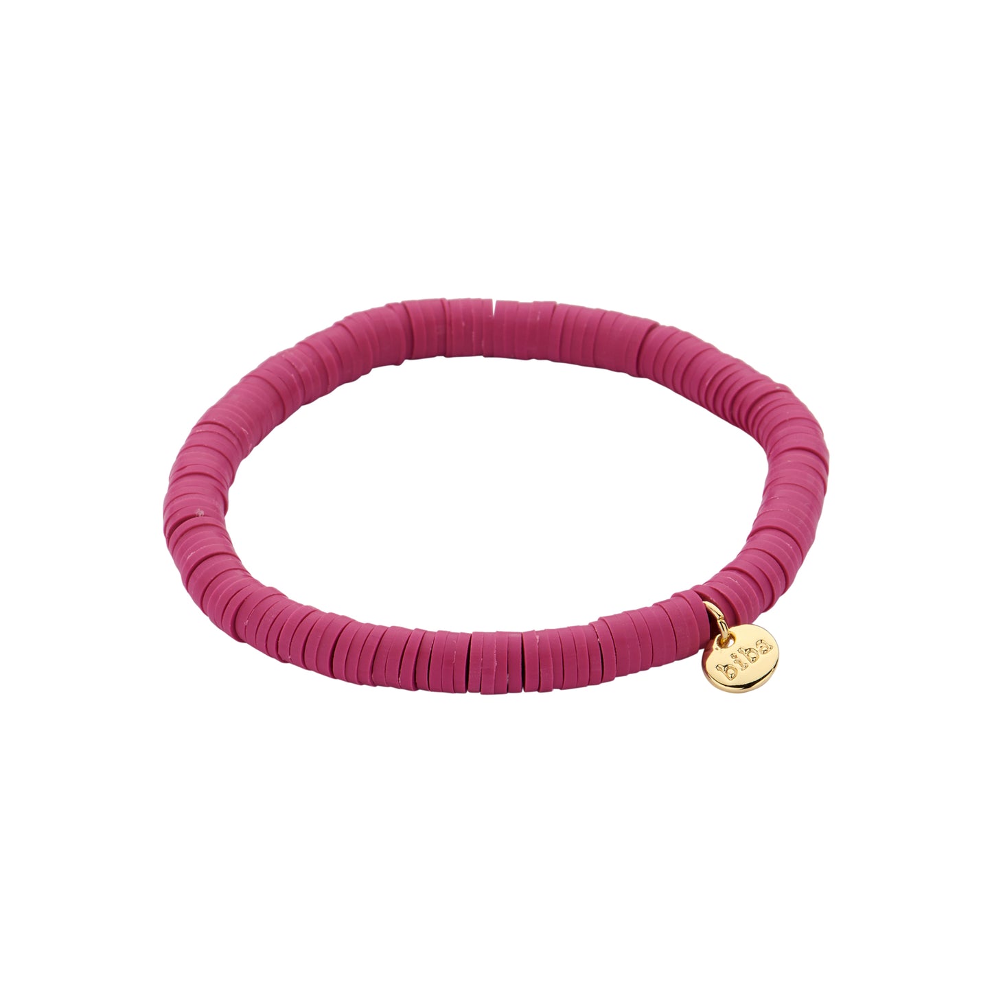 Biba: armbandje klei - roze/paars