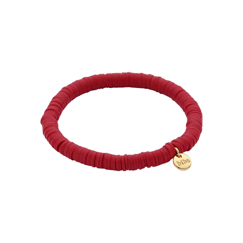 Biba: armbandje klei - framboos