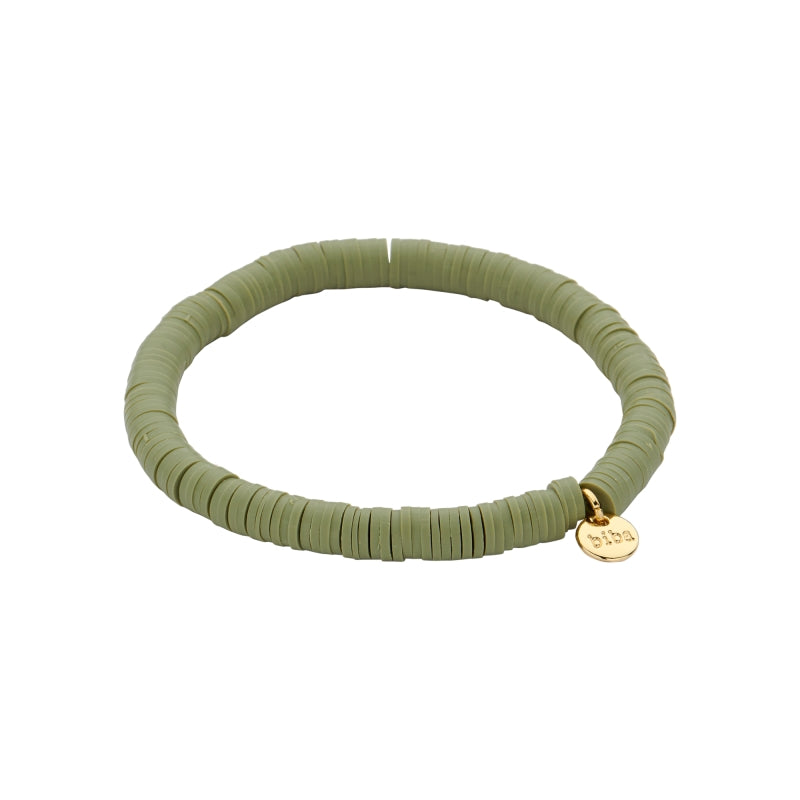 Biba: armbandje klei - kaki
