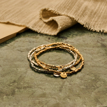 Biba: armband mat zilver