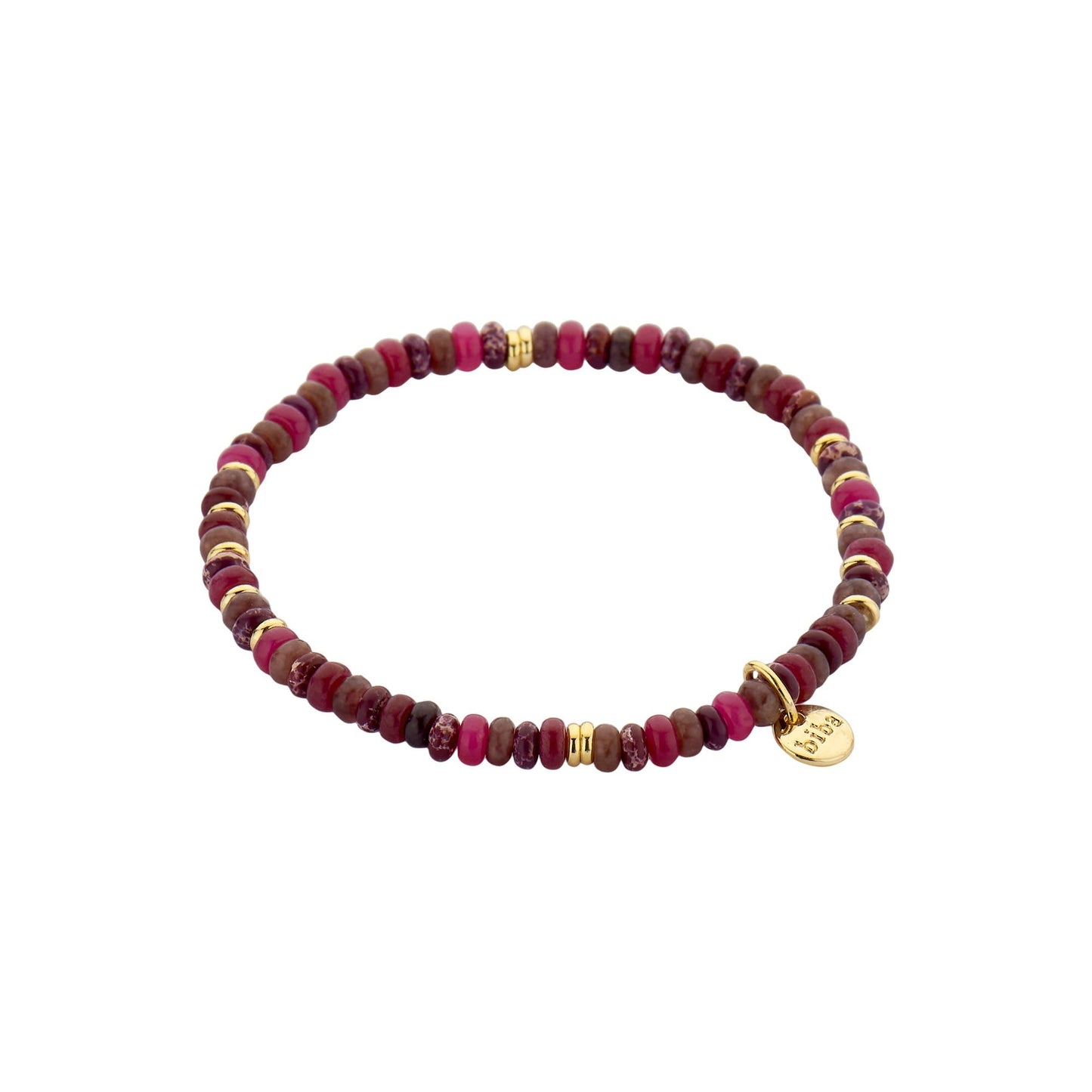 Biba: armbandje gekleurde pareltjes 05
