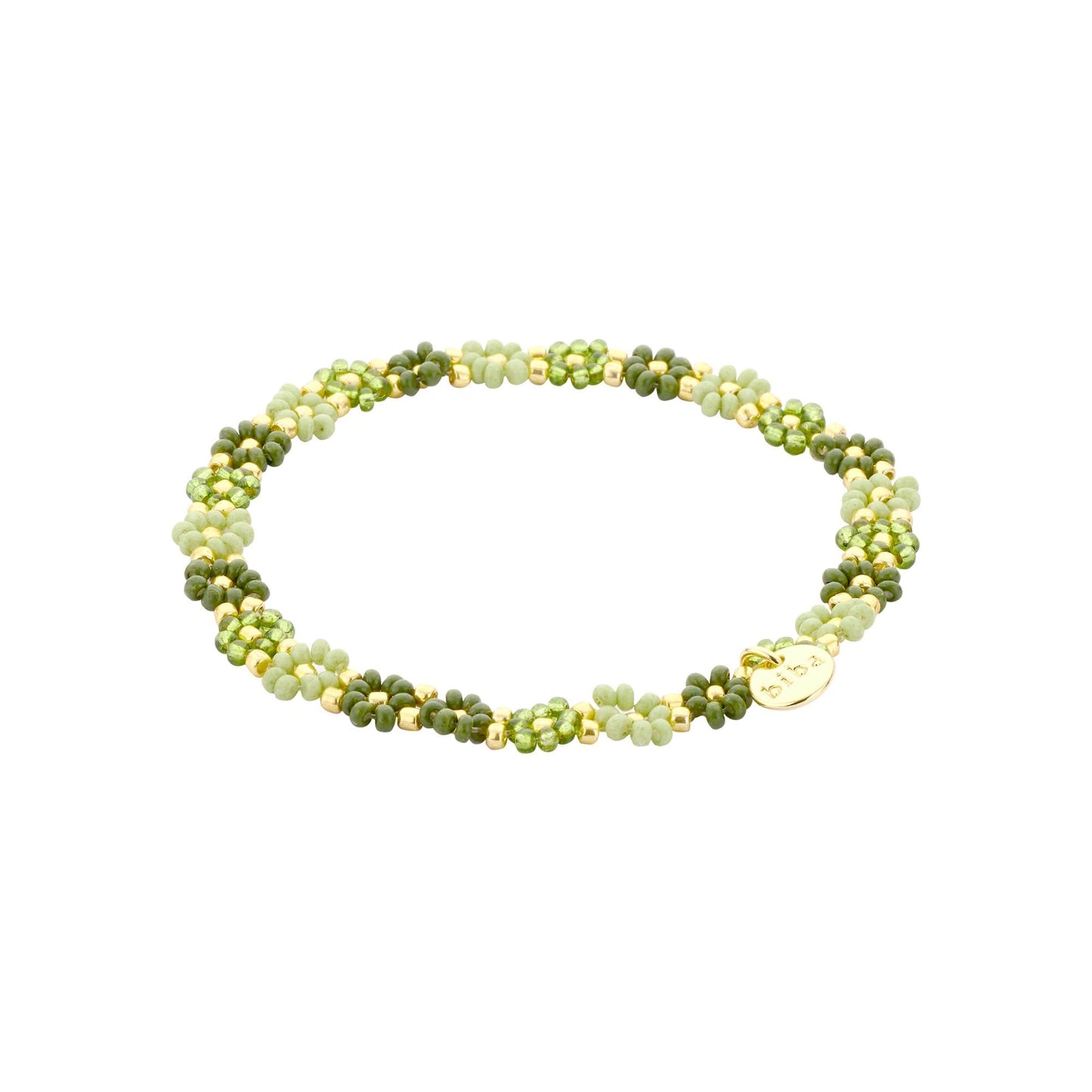 Biba: armbandje elastiek- bloemetjes rondom 55563MIX14