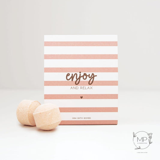 My paperstation: Bath bombs mini Enjoy